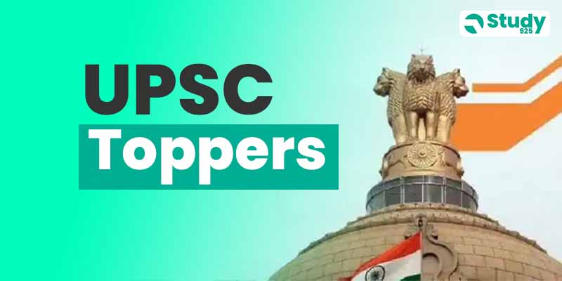UPSC 2021 Toppers